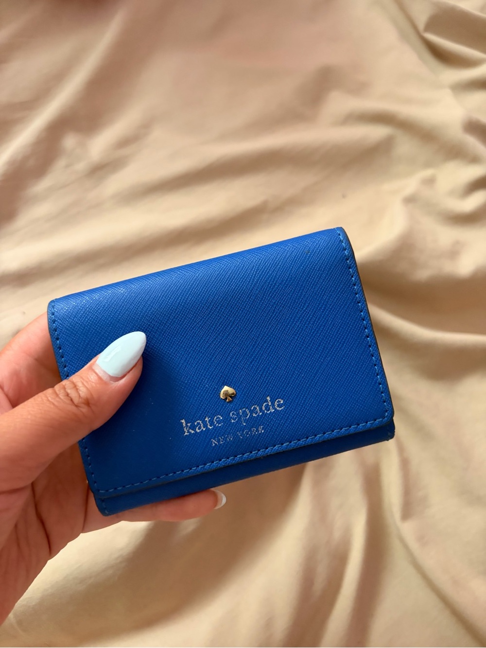kate spade Blue Leather Wallet